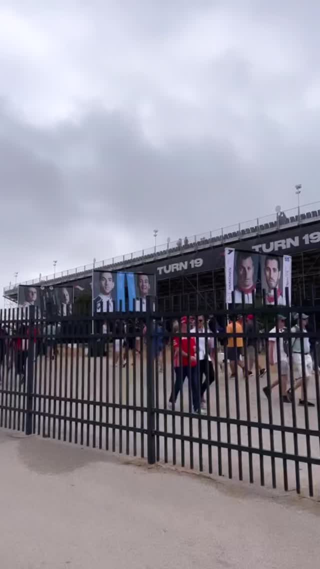 Turn 19 grandstands at Circuit of The Americas during our Formula 1 weekend
